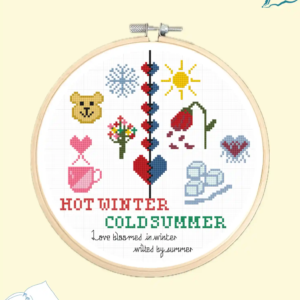 Hot Winter, Cold Summer Cross Stitch Pattern PDF