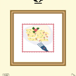 Golden Penne Moments Cross Stitch Pattern PDF
