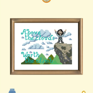 Above the Clouds Cross Stitch Pattern PDF