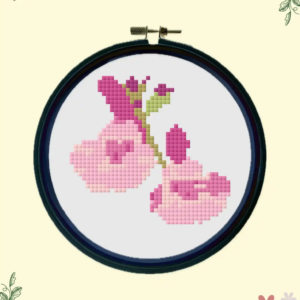 Baby Sage FLOWER Cross Stitch Pattern PDF